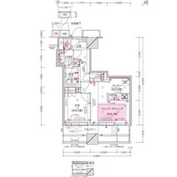 ブランズタワー谷町四丁目の物件間取画像